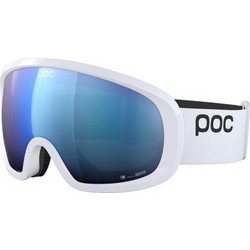 Poc Fovea Mid 408428704 Μάσκα Σκι & Snowboard Ενηλίκων Λευκή με Φακό Καθρέπτη Μπλε