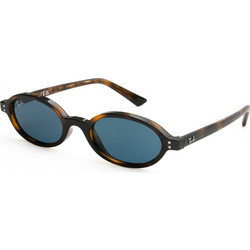 Ray-Ban RB4472 135980 Γυναικεία Γυαλιά Ηλίου Οβάλ Κοκάλινα Ταρταρούγα με Μπλε Φακό
