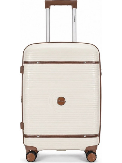 Benzi BZ5900 Βαλίτσα Μεσαία 65x42x25cm με 4 Ρόδες Μπεζ