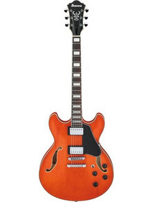 Ibanez AS73 Ηλεκτρική Κιθάρα Hollow με Μαγνήτες HSS & Ταστιέρα Rosewood Transparent Tangerine Flat