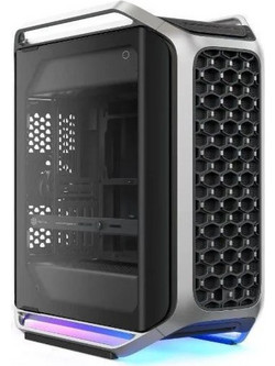 Cooler Master Cosmos Alpha Black Silver Gaming Full Tower Κουτί Υπολογιστή RGB με Πλαϊνό Παράθυρο