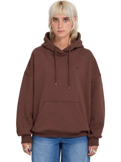 Volcom Γυναικείο Φούτερ με Κουκούλα & Τσέπες Σοκολατί B4132601-TBB