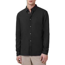 AllSaints Hawthorne Ανδρικό Πουκάμισο Μαύρο M150SB-BLACK-BLACK