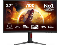 AOC G4 CQ27G4Z2 VA HDR Curved Gaming Monitor 27" 2560x1440 (QHD 2Κ) 260Hz 1ms