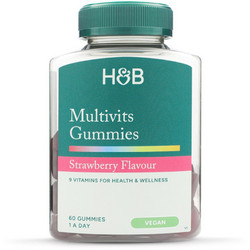 Holland & Barrett Multivits Strawberry 60 Ζελεδάκια