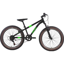 Alpina Dirty Παιδικό Mountain Bike 24" με 7 Ταχύτητες Μαύρο Πράσινο