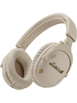 Marshall Monitor III Ασύρματα Bluetooth Ακουστικά Over Ear με Noise Cancelling Μπεζ
