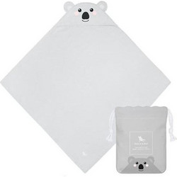 Dock & Bay Kirra Koala Βρεφικό Μπουρνούζι Κάπα Γκρι 75x75cm