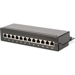 Digitus DN-91612SD-EA Ethernet Patch Panel Rack 1U 10" 12 Θυρών Cat.6a Shielded