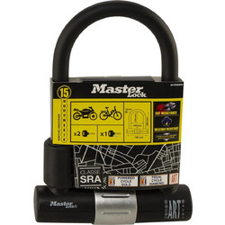Master Lock 8377 Αντικλεπτικό Πέταλο Μηχανής Γκρι