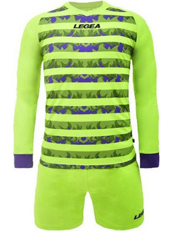 Legea Velodrome Φανέλα Ποδοσφαίρου Lime Μαύρη KITP1137