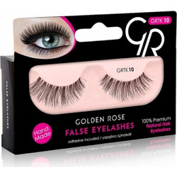Golden Rose GRTK 10 Kit Βλεφαρίδες Ενιαίες Σετ με Κόλλα C25148 2τμχ