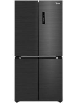 Midea MDRF632FIE45 Ψυγείο Ντουλάπα 474lt Full No Frost Υ177.5xΠ83.3xΒ65.3cm Μαύρο