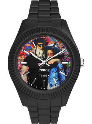 Timex Ανδρικό Ρολόι με Μαύρο Καουτσούκ Λουράκι TW2Y46700