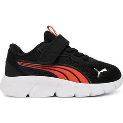 Puma FlexFocus Παιδικά Αθλητικά Παπούτσια για Τρέξιμο Μαύρα Κόκκινα 311523-38