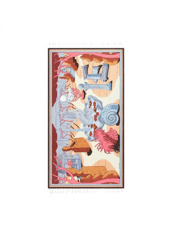 Inoui Editions Jardin Πετσέτα Θαλάσσης Κοραλί 100x190cm FO23JAR18