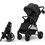 Kinderkraft Grande 2 Καρότσι Μωρού Midnight Black