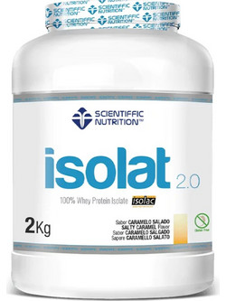 Scientiffic Nutrition Isolat 2.0 Salted Caramel Πρωτεΐνη Ορού Γάλακτος Γράμμωσης Χωρίς Γλουτένη 2kg
