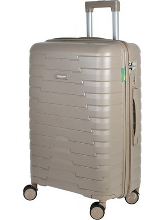 Colorlife 7950-05 Βαλίτσα Μεγάλη 75x48x31cm με 4 Ρόδες Μπεζ