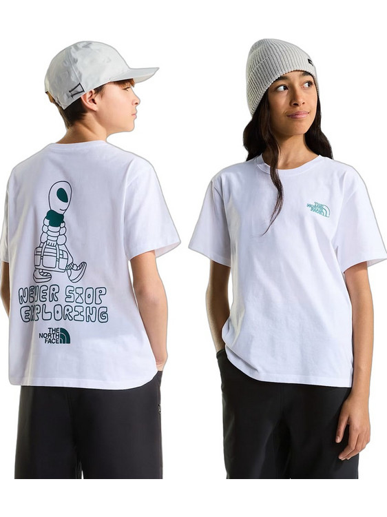 The North Face Παιδικό T-Shirt Κοντομάνικο Λευκό NF0A8J6G-FN41