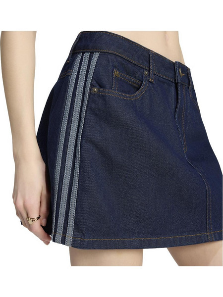 Adidas Μίνι Φούστα Τζιν Navy Μπλε KQ6486