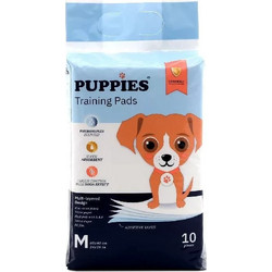 Puppies Επιδαπέδιες Πάνες Σκύλου με Αυτοκόλλητα 60x40cm 10τμχ