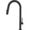 Karag Nola 10887-652H Μπαταρία Κουζίνας Πάγκου Διπλής Παροχής Ανάμεικτη με Ντουζ Μαύρη