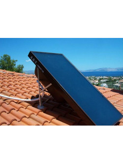A.S.T. Compact Ηλιακός Θερμοσίφωνας 120lt 1.94m² Glass Τριπλής Ενέργειας για Αντλία Θερμότητας Κεραμοσκεπής