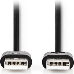 Nedis CCGT60000BK30 Καλώδιο USB-A Male 2.0 to USB-A Male 3m Black