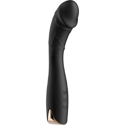 Guilty Toys Velvet Curve Ρεαλιστικός Δονητής G-Spot 21.4cm Μαύρος