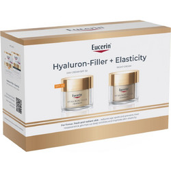 Eucerin Hyaluron Filler & Elasticity Day Cream SPF30 50ml + Night Cream 50ml