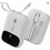 Yoobao LR10 Power Bank 10000mAh 22.5W με Ενσωματωμένα Καλώδια USB-C & Lightning Quick Charge 3.0 & Power Delivery White