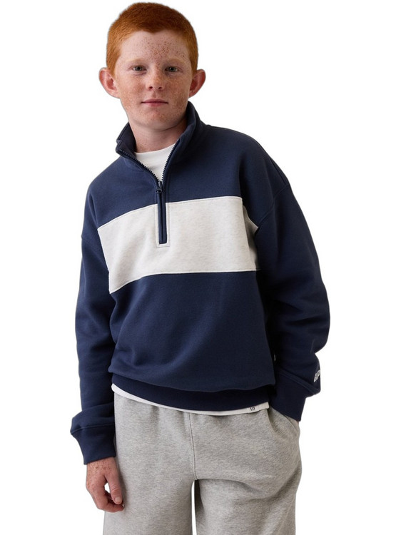 Gap Παιδικό Φούτερ Navy Μπλε Λευκό 915487000