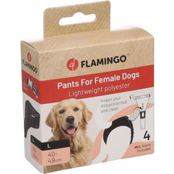 Flamingo Πάνα Εσώρουχο Περιόδου Σκύλου Πλενόμενη Large 40-49cm