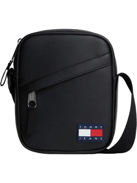 Tommy Hilfiger Daily Ανδρική Τσάντα Ώμου / Χιαστί Μαύρη AM0AM14608-BDS