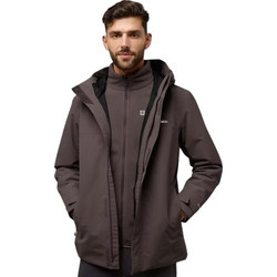 Jack Wolfskin Ανδρικό Μπουφάν Χειμωνιάτικο Softshell Καφέ A61864-D0108