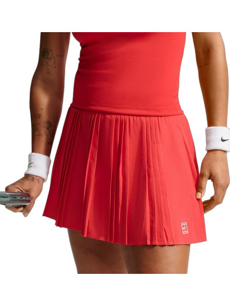 Nike Court Advantage Μίνι Φούστα Υφασμάτινη Πλισέ Κόκκινη FZ6512-657