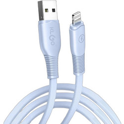 KLGO S-113 USB-A to Lightning Cable 1m Light Blue
