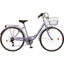Orient Bikes City Classic 2026 Γυναικείο Ποδήλατο Πόλης 28" με 6 Ταχύτητες Μωβ