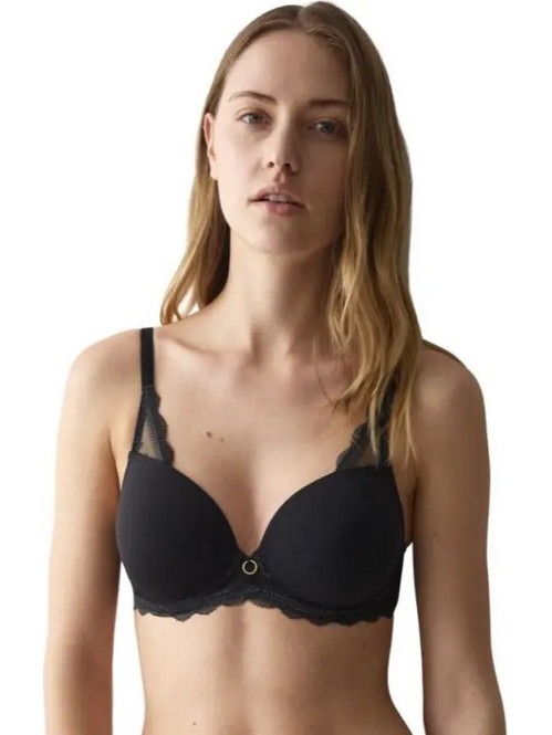 Triumph Comfort Allure Σουτιέν Push Up με Μπανέλα Μαύρο 10229124-0004