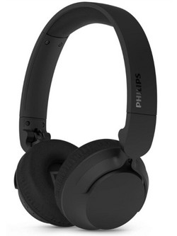 Philips TAH4500 Ασύρματα Bluetooth Ακουστικά On Ear με Noise Cancelling Μαύρα
