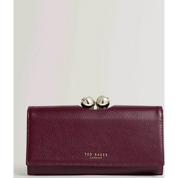 Ted Baker Μεγάλο Γυναικείο Πορτοφόλι με Clasp Μπορντό 284940