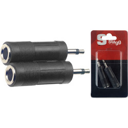 Stagg AC-PFJMH Αντάπτορας Ήχου 2x 3.5mm Male to 2x 6.35mm Female