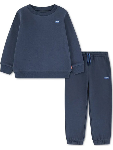 Levi's Παιδικό Σετ Φόρμας Navy Μπλε 9EP012-UF3