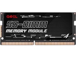 Geil 8GB (1X8GB) DDR4 RAM 3200MHz C22 Black SoDimm