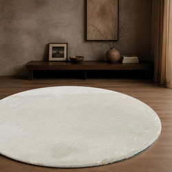 Teoran Mellow Χαλί Στρογγυλό 120cm 01 Ivory