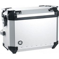 Coocase X2 Σετ Πλαϊνές Βαλίτσες Μηχανής Αλουμινίου 2x36lt Ασημί