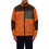 Napapijri Ανδρική Ζακέτα Fleece με Φερμουάρ Πορτοκαλί NP0A8AZUM5E