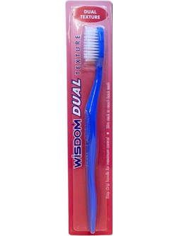 Wisdom Dual Texture Oδοντόβουρτσα Μπλε