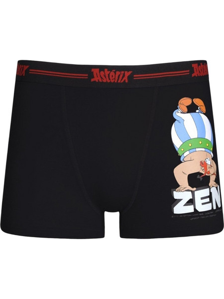 Retro Asterix Zen Ανδρικό Μποξεράκι Μαύρο